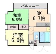 コーニッシュ豊中の間取り画像
