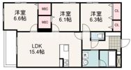 グランスタジオ幸町の間取り画像