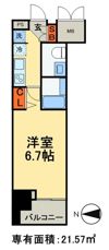 プラウドフラット隅?リバーサイドの間取り画像