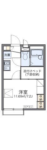 レオパレス櫻根南の間取り画像