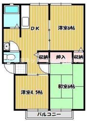 パストラーレ中津の間取り画像