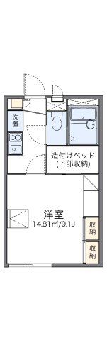 レオパレスワイドフォレストの間取り画像