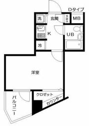 日神デュオステージ笹塚西館の間取り画像