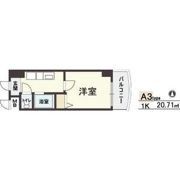 HOPE CITY天神橋の間取り画像