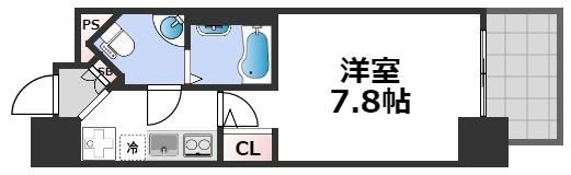 ラシュレエグゼ難波南の間取り画像
