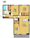 D-ROOM中原東IIの間取り画像