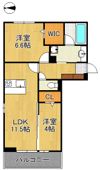 D-ROOM中原東IIの間取り画像