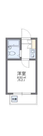 レオパレス西六郷の間取り画像