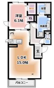 ビュー大久保の間取り画像