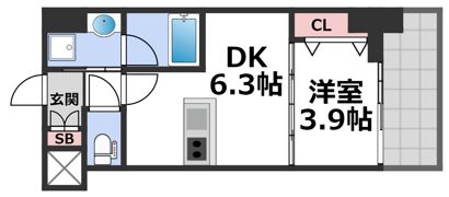 ヴィーナス今里の間取り画像