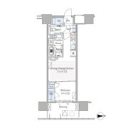 グランドシティタワー月島の間取り画像