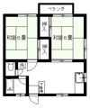 神場アパートの間取り画像