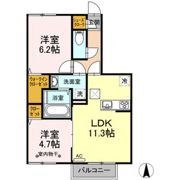 D-ROOMひいらぎの間取り画像