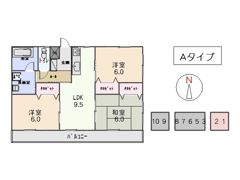 竹屋台ハウス3の間取り画像