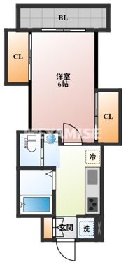 トレス若葉の間取り画像