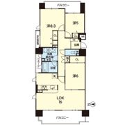 ロイヤルアーク京町901号の間取り画像