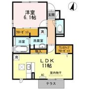 セジュール ハナの間取り画像