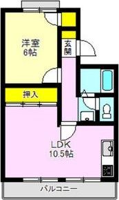吉井レジデンスの間取り画像