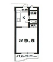 クイーンハイツの間取り画像
