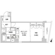 カリス初台の間取り画像