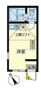 ユナイト石川町ペルファボーレの間取り画像