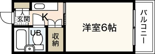 アメニティ長束Ⅱの間取り画像