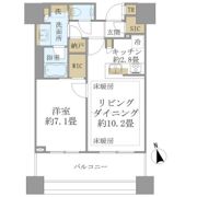白金ザ・スカイ東棟の間取り画像
