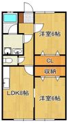 守恒アパートの間取り画像