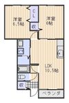 ハイツリー21 Dの間取り画像