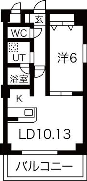 NR今池の間取り画像