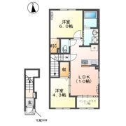 春江町針原新築アパートの間取り画像