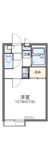 レオパレスOLIVEⅡの間取り画像