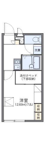 レオパレスビューポイント日本平の間取り画像