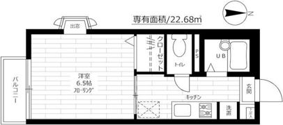 クライン ブルーメⅠの間取り画像
