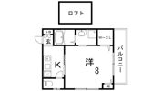HCフラッツ青谷ガーデンの間取り画像
