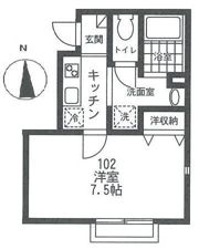 カーサフェリーチェの間取り画像