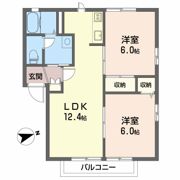 ノースウィング保免 A棟の間取り画像