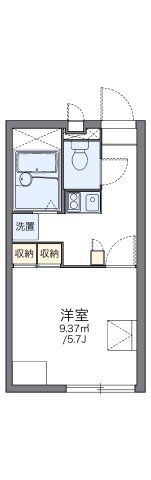 レオパレススティル インパクトの間取り画像