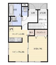 イーデン シエル みどりのの間取り画像
