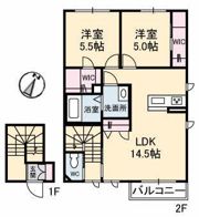 シャーメゾンジュアール N棟の間取り画像