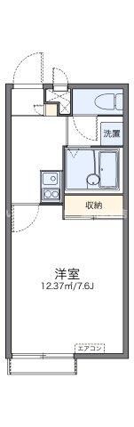 レオパレスブル瀬田の間取り画像