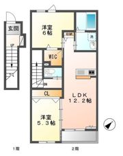 グレースⅡの間取り画像
