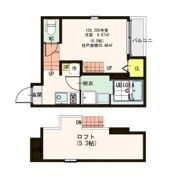 ハーモニーテラス新田Ⅱの間取り画像