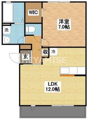 インターフレグラント A棟の間取り画像