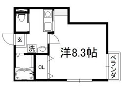 ルミノール西陣の間取り画像