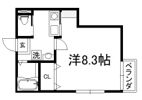 ルミノール西陣の間取り画像
