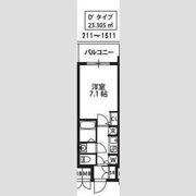 S-RESIDENCE新大阪駅前の間取り画像