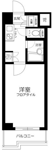 ルーブル中野沼袋弐番館の間取り画像