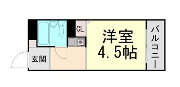 アンピエス六甲の間取り画像