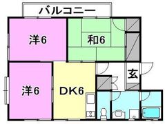 MIYOSHIハイツの間取り画像